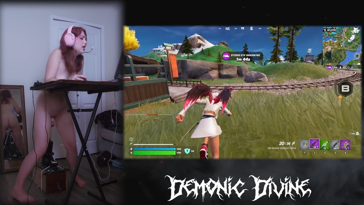 Скачать бесплатно Чисто твой тиммейт в Фортнайте — мы играем, а она кончает 🥵